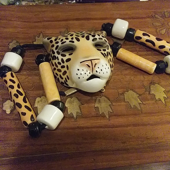 Ceramic Leopard necklace - Picture 2 of 4